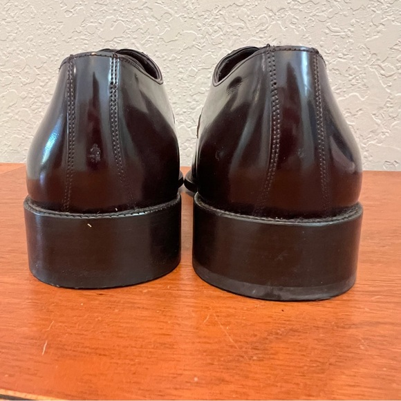 Bally Mens Dark Brown Cap Toe Oxfords Size 8.5 - Picture 13 of 16